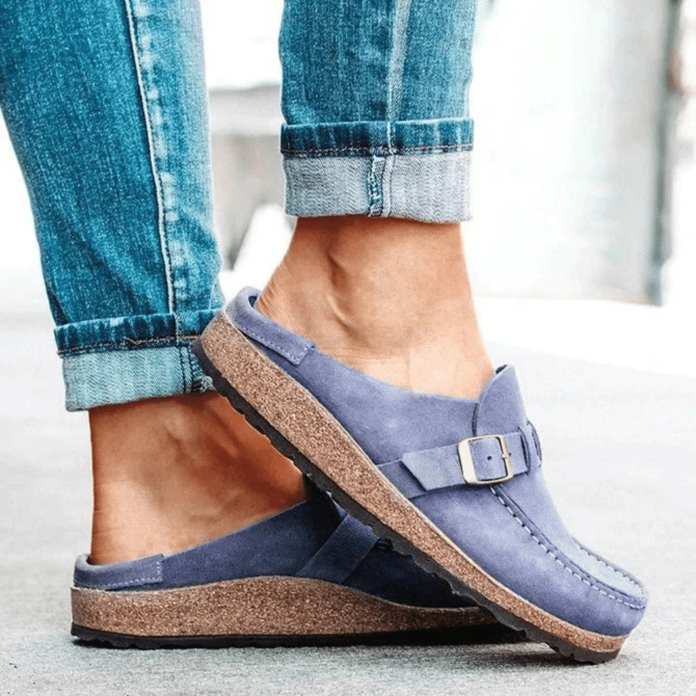 Sandalen Damen | Ergonomische Sohle mit Riemenführung