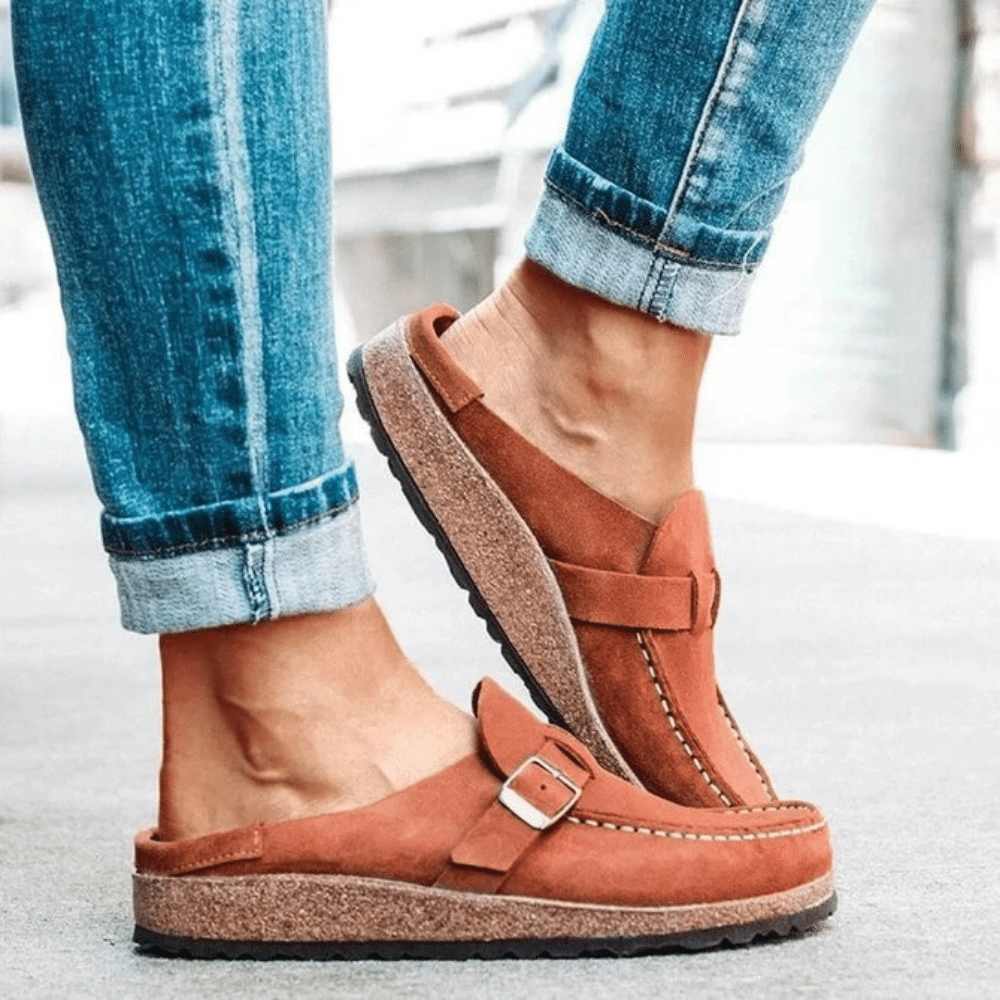 Sandalen Damen | Ergonomische Sohle mit Riemenführung