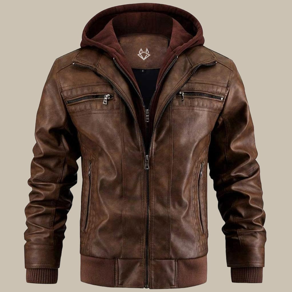 Herrenjacke mit glatter Oberfläche | Gerade Form