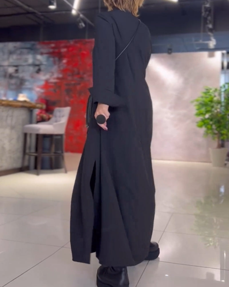 Damenkleid | Lange Ausführung mit gerader Linienführung