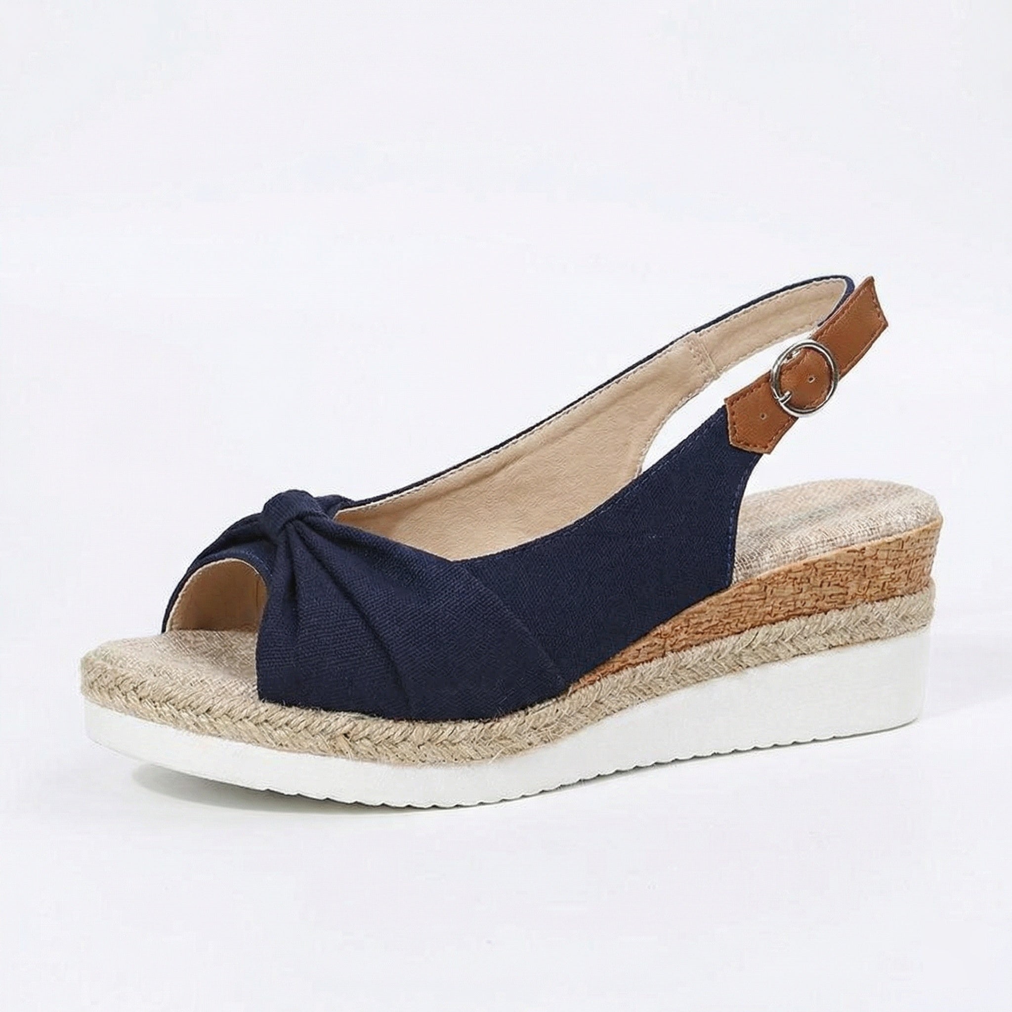 Damen Sandalen | Offene Front mit Riemenverschluss