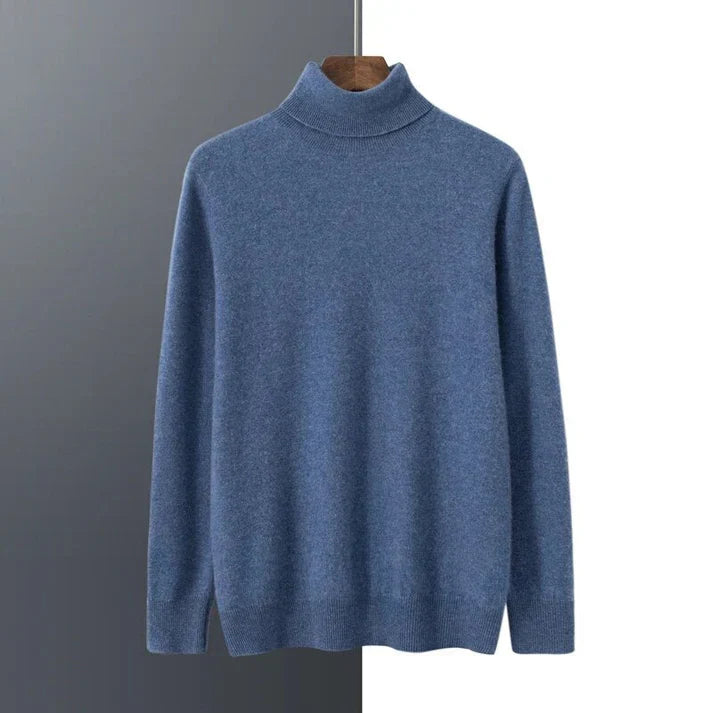Herren Rollkragenpullover | klar geschnittene Passform