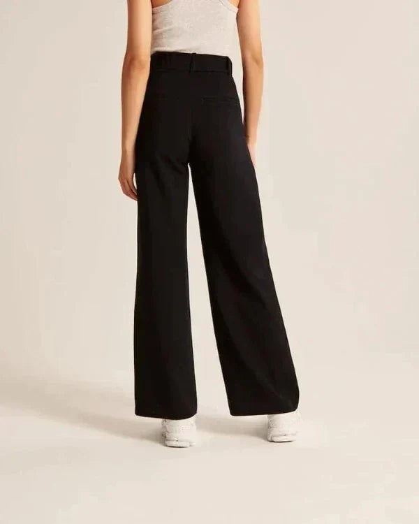 Damen Pantalon | Weite Beine mit hoher Taille