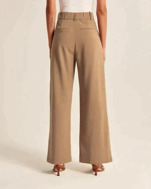Damen Pantalon | Weite Beine mit hoher Taille