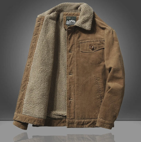 Herrenjacke | Frontverschluss und Taschen vorne