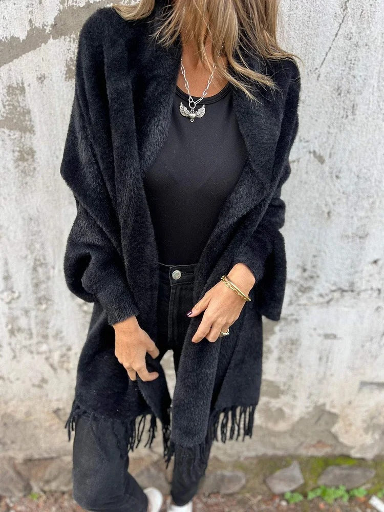 Warme Damenjacke | Lange Form
