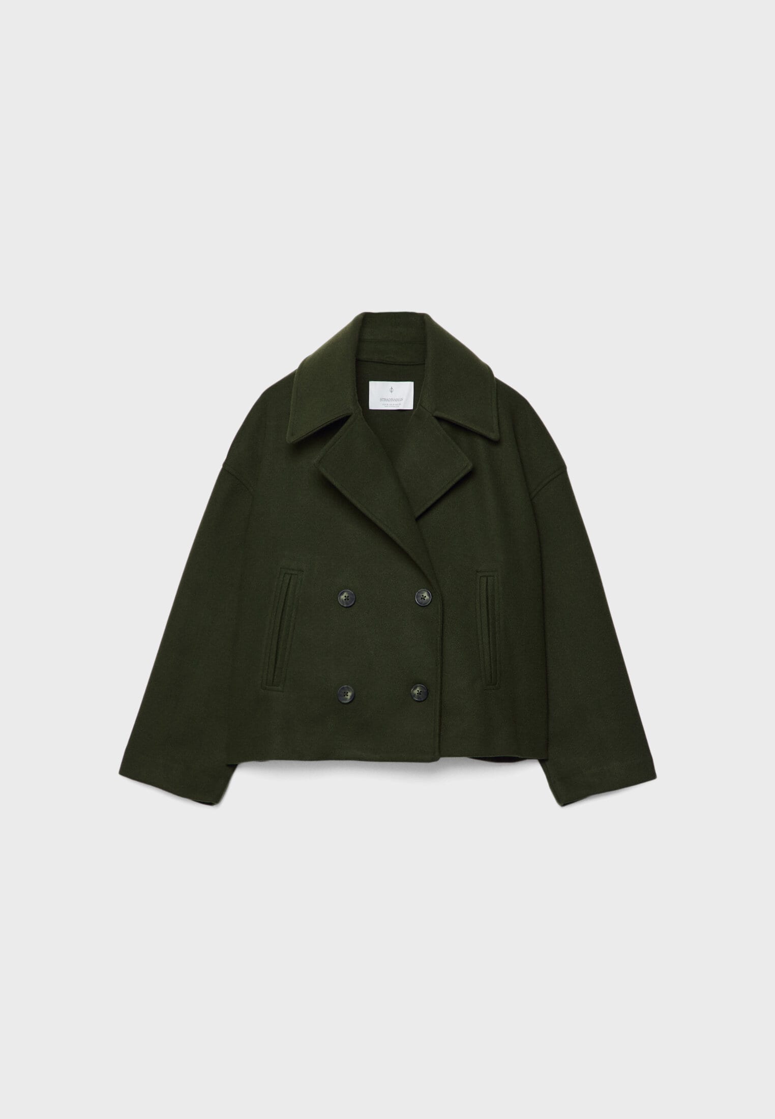 Kurzer Damen Wintermantel | Zweireihig