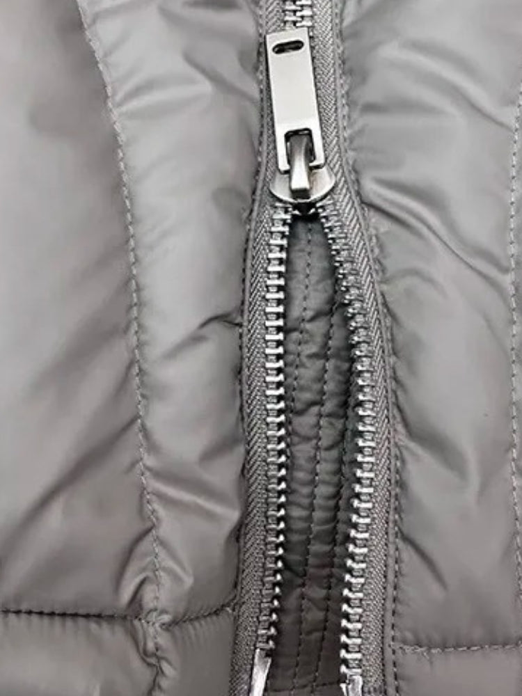Herren-Parka mit Pufferstruktur | kapuzenkonstruktion