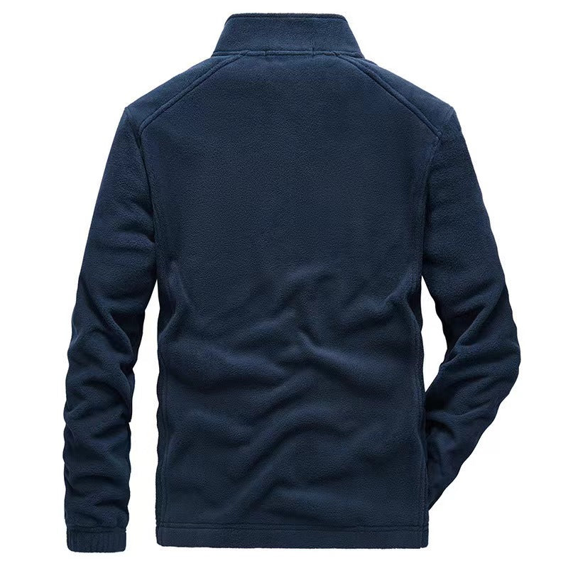 Herrenjacke | Stehkragen und Reißverschlusstaschen