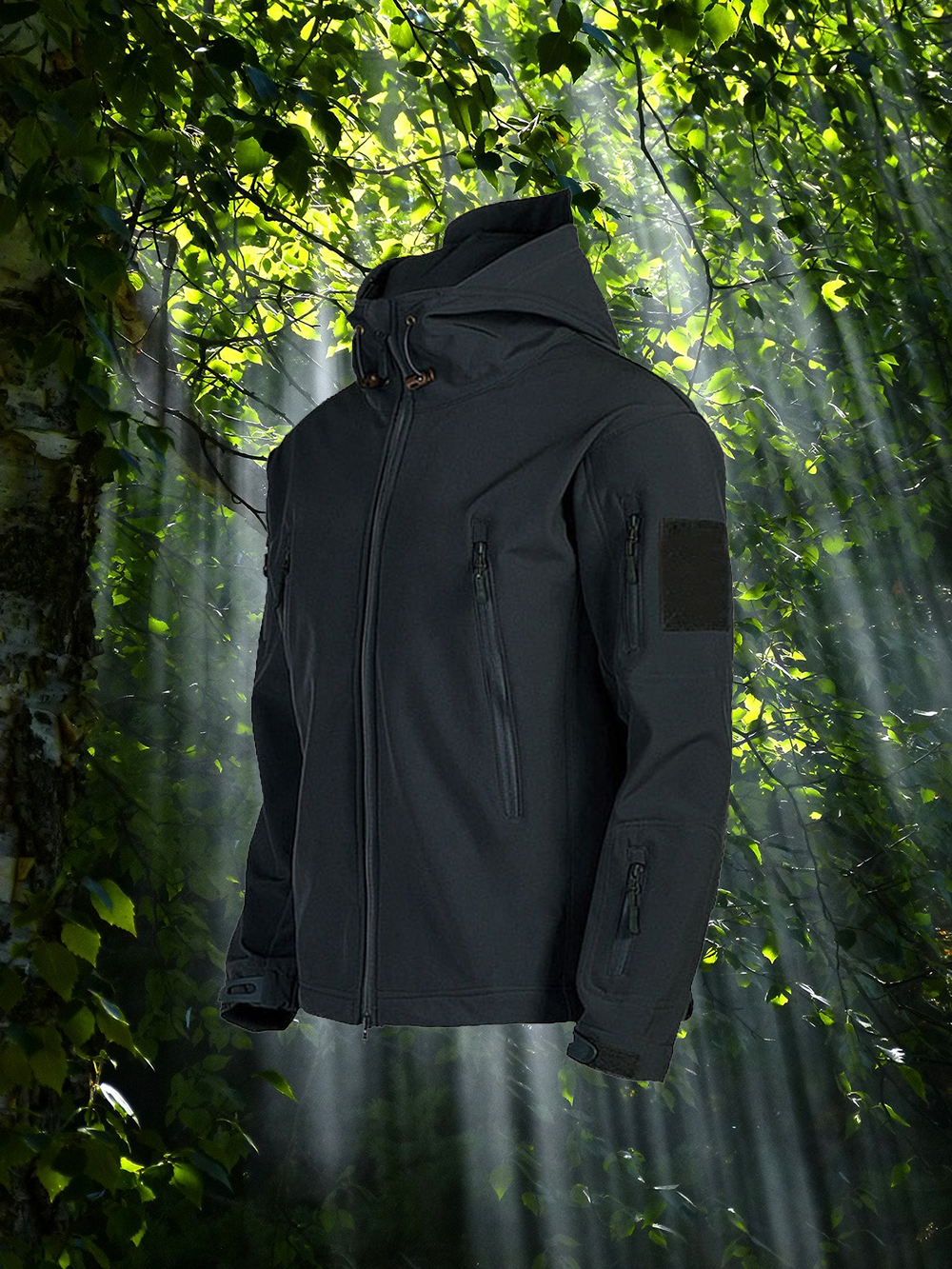 Herren Outdoor Jacke | wasserdichte Ausführung mit gerader Form