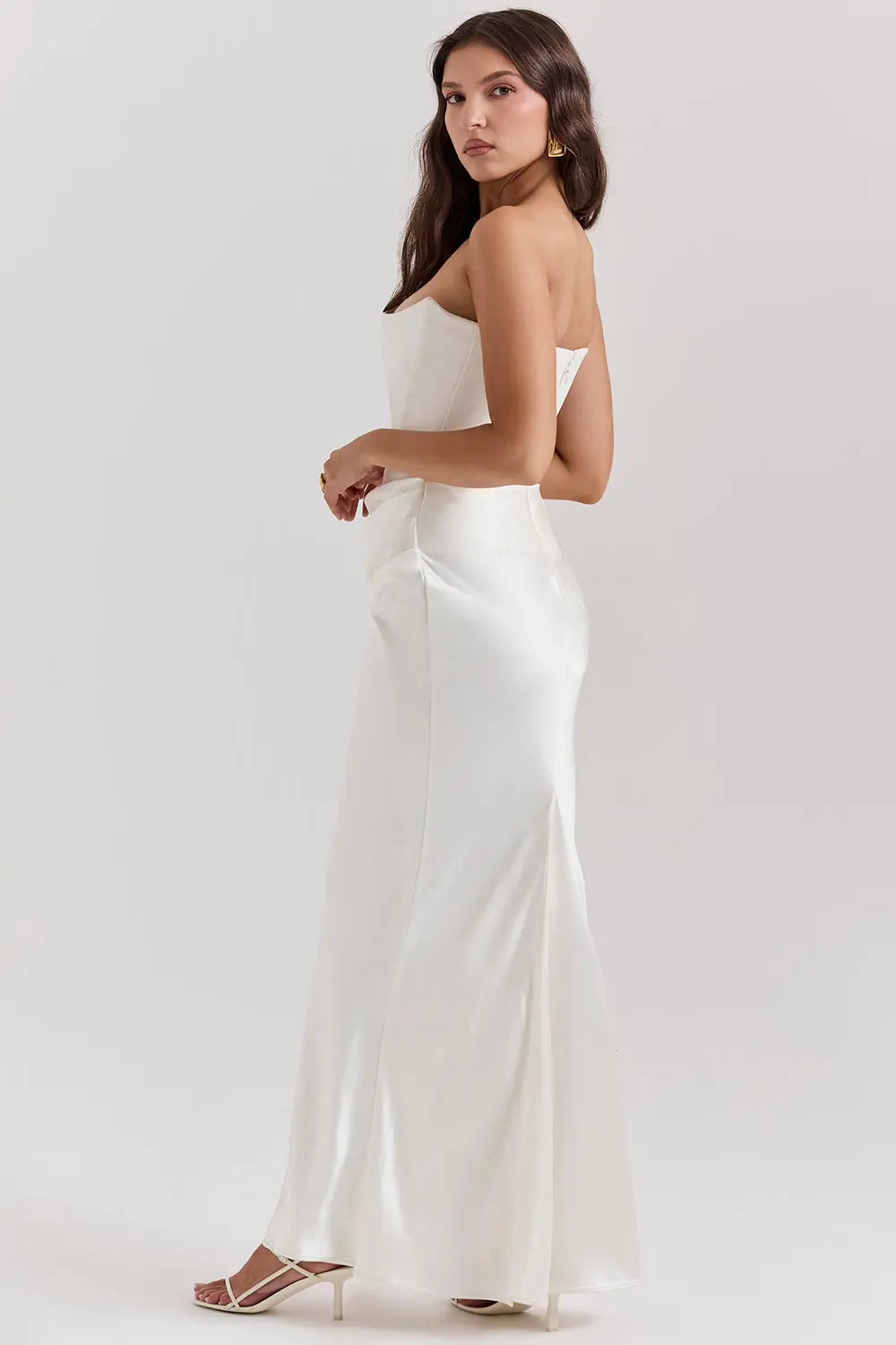 Damen Kleid | maxi Ausführung mit geradem Saum