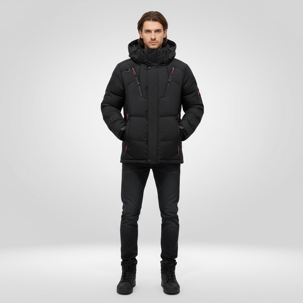 Herren Jacke | Geschlossene Form wasser- und winddicht isoliert