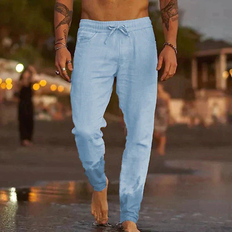 Herren Hose | klarer Beinverlauf mit reduzierter Struktur